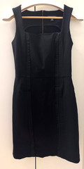 Banana Republic Black Sheath Dress (Size 4P)