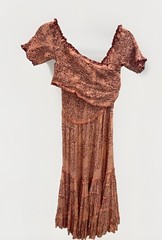 Poupette St. Barth Soledad Midi Dress Pink Size Large Smocked Floral Boho