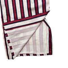 Finders Keepers X-Small Multicolor Striped More Time Midi Dress One Shoulder