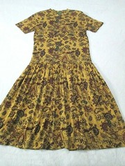 Outback Red 🥑 Size Small 🥑Polyester/Cotton Blend 🍐Paisley Dress🌙