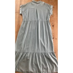 Cloth & Stone Blue Tencel Lyocell Button Front Midi Shirt Dress XXL Women