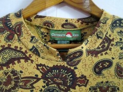 Outback Red 🥑 Size Small 🥑Polyester/Cotton Blend 🍐Paisley Dress🌙