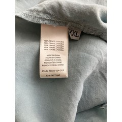 Cloth & Stone Blue Tencel Lyocell Button Front Midi Shirt Dress XXL Women