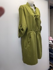 Speed Limit MPH Button Down Olive Green 3/4 Sleeve Women’s Plus 1X
