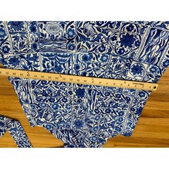 Ann Taylor Petite Blue White Floral Tile Halter Maxi Dress XXSP Column Lined