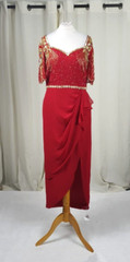 Virgos Lounge Laila Embellished Midi Dress Size 12 Uk LN064 DD 13