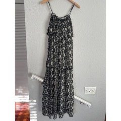 PJK Patterson J. Kincaid Benitta Tiered Maxi Dress Layered Vacation Resortwear