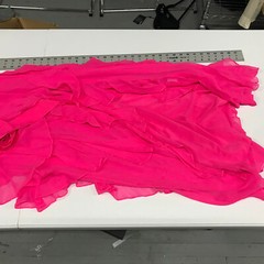 Alice + Olivia Dress Womens 2 Pink Emelia Silk Halter Maxi Dress $795 Wild Pink