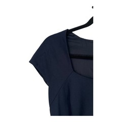 BOSS Hugo Boss dress Danorda Belted Sheath dark blue size 6
