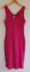 A New Day pink v-neck dress Size M lined sleeveless cotton blend Summer stretchy
