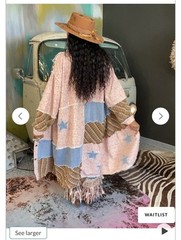 Pol Beautiful Stellar Patchwork Duster! Currently Sold Out! SellsFor 150$