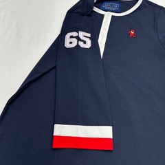 Grateful Dead Womens Navy Henley Dress By SEC.119 With Dancing Bear Logo Size S
