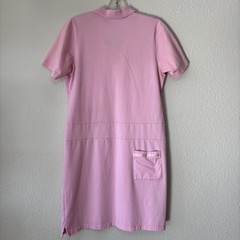 Peter Millar Womens Pink Performance Golf Dress Medium Polo Collared Sleeveless
