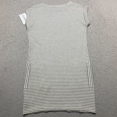 NWT Athleta Womens 2XS Sweatshirt Dress Gray Striped Ease Up French Terry New