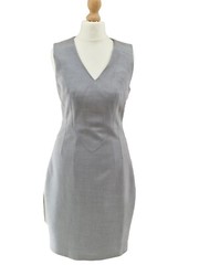 Ted Baker Dress Grey Size 8 Ted Size 1 VGC RADIIAD