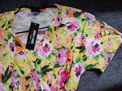 Agnes & Dora Nightingale Yellow flowered Dress, SizeM
