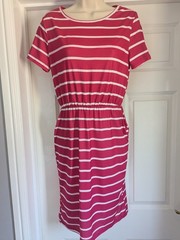 NEW Dress by SHEIN Pink & White Striped Size Small!