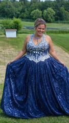 Dancing Queen Dress Plus Size/Wedding/Sweet 16/ Prom/ Movie Prop