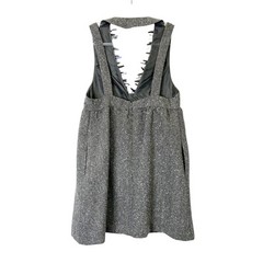 Anna Sui Tweed Jumper Dress Juniors Size 11 Large Glam